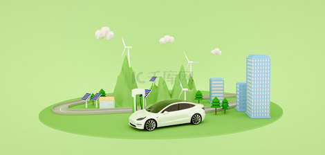 新能源车与充电桩 绿色出行的双引擎